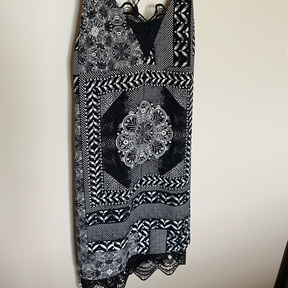 Black and white Dex dress